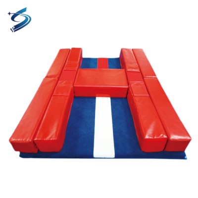 Inflatable Cartwheel Shaping Drill Tumble Track Hurdle Helper Mat for Gymnastics Cheer