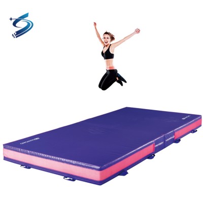 Inflatable Skill Cushions Sting Tumbl Track Tramp Dismount Crash Mat Landing Folding Air Tumbling Mats for Gymnastics Training