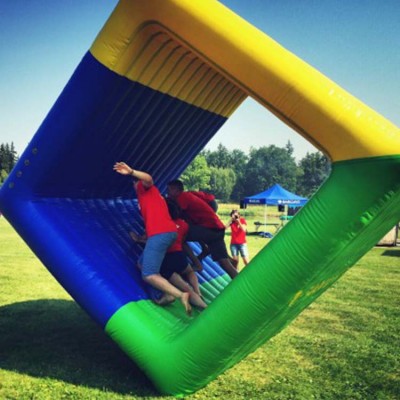 Commercial Team Building Inflatable Human Flip It Team Game Flip It For Sale