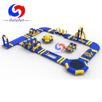 water floating inflatable obstacle course park