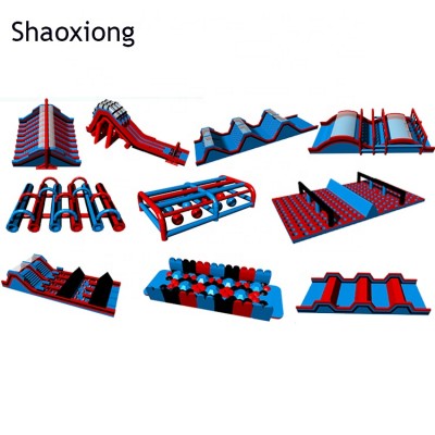 Outdoor Games Playground Cheap Commercial 5K Obstacle Course Inflatable Slides Obstacle Run Challenge Course Adult Game