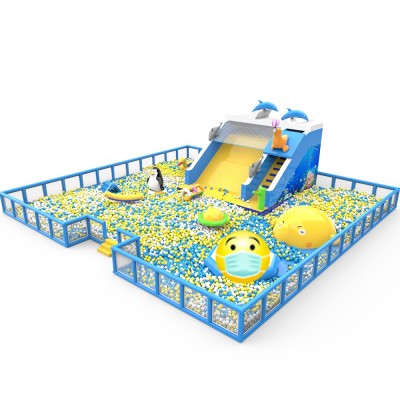 Cheap Inflatable Million Ocean Kids Ball Pool Inflatable Playground Amusement Park for Indoor Children